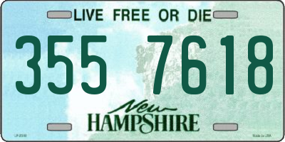 NH license plate 3557618
