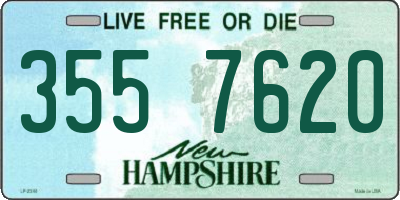 NH license plate 3557620