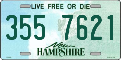 NH license plate 3557621