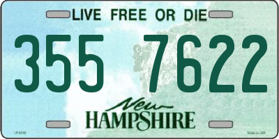 NH license plate 3557622