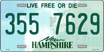 NH license plate 3557629