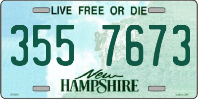 NH license plate 3557673