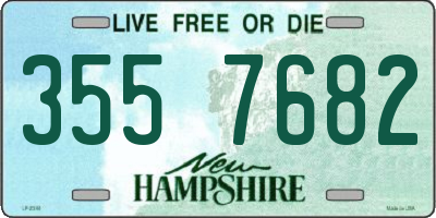 NH license plate 3557682