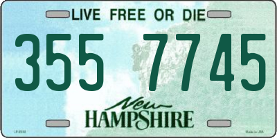 NH license plate 3557745