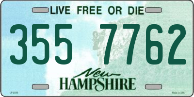 NH license plate 3557762