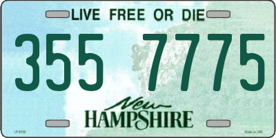 NH license plate 3557775