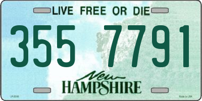 NH license plate 3557791