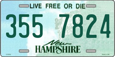 NH license plate 3557824