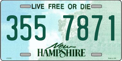 NH license plate 3557871