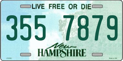 NH license plate 3557879