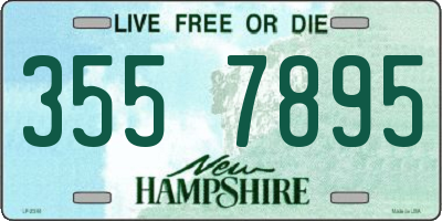 NH license plate 3557895