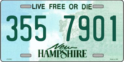 NH license plate 3557901