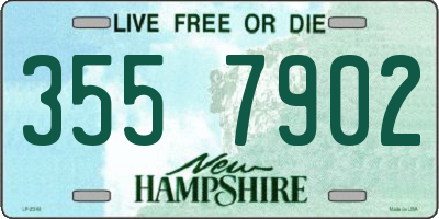 NH license plate 3557902
