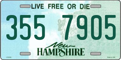 NH license plate 3557905