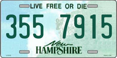 NH license plate 3557915