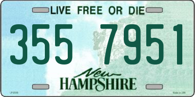 NH license plate 3557951
