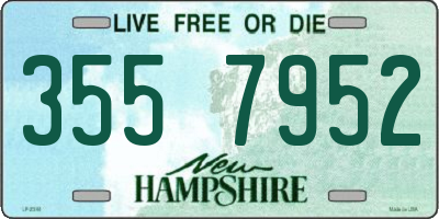 NH license plate 3557952