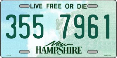 NH license plate 3557961
