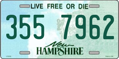 NH license plate 3557962