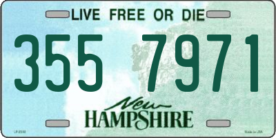 NH license plate 3557971