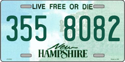 NH license plate 3558082