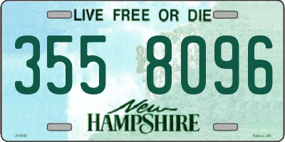 NH license plate 3558096