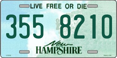 NH license plate 3558210