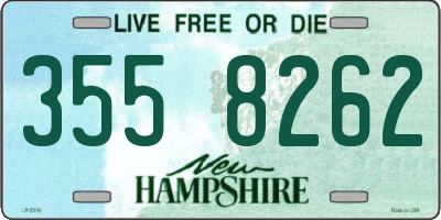 NH license plate 3558262