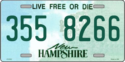 NH license plate 3558266