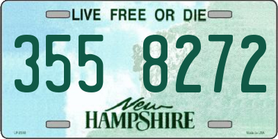 NH license plate 3558272