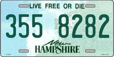 NH license plate 3558282