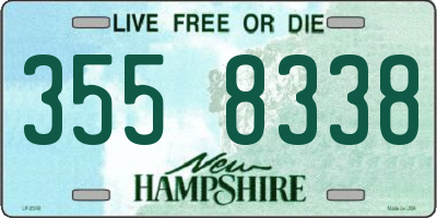 NH license plate 3558338