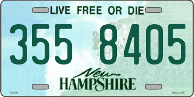 NH license plate 3558405