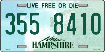 NH license plate 3558410