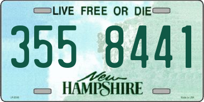 NH license plate 3558441