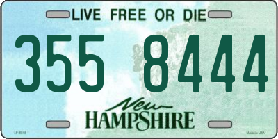 NH license plate 3558444