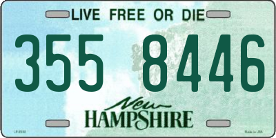 NH license plate 3558446