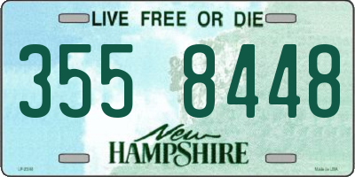 NH license plate 3558448