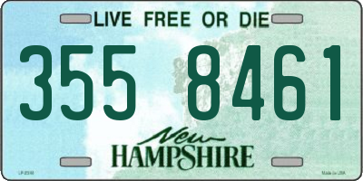 NH license plate 3558461