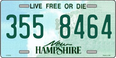 NH license plate 3558464