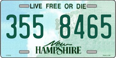 NH license plate 3558465