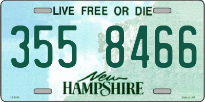 NH license plate 3558466
