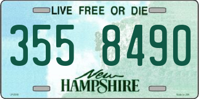 NH license plate 3558490