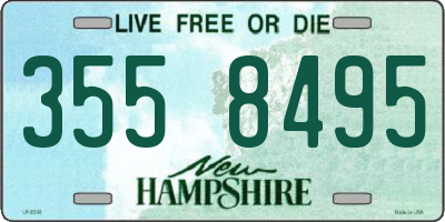 NH license plate 3558495