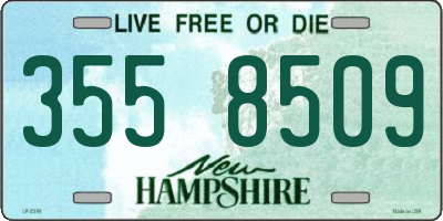 NH license plate 3558509