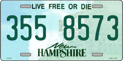 NH license plate 3558573
