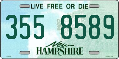 NH license plate 3558589