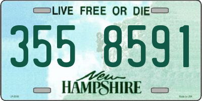 NH license plate 3558591