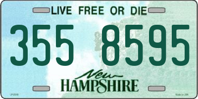 NH license plate 3558595
