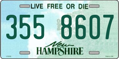 NH license plate 3558607